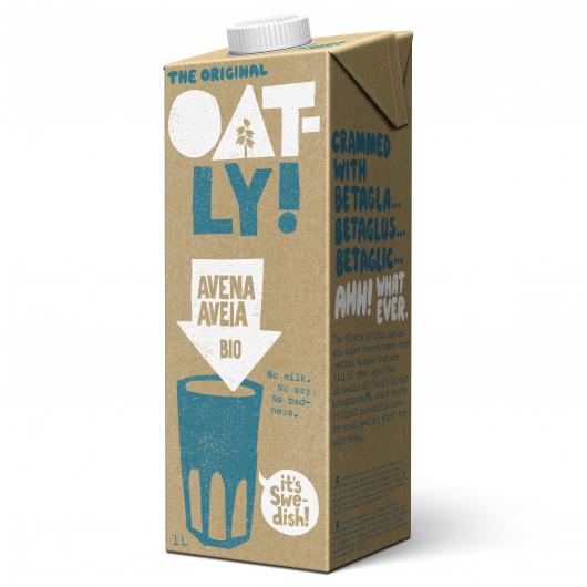 Bebida de avena ecológica Oatly 1 litro