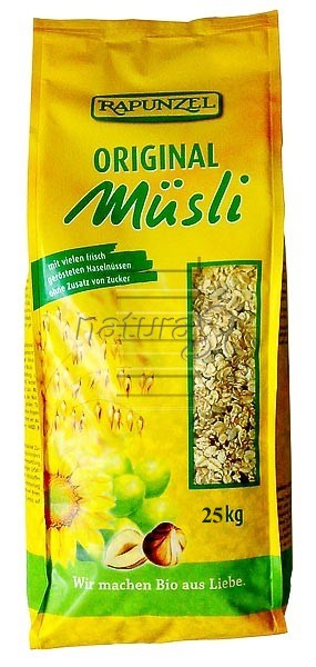 Muesli original bio Rapunzel 750 gramos