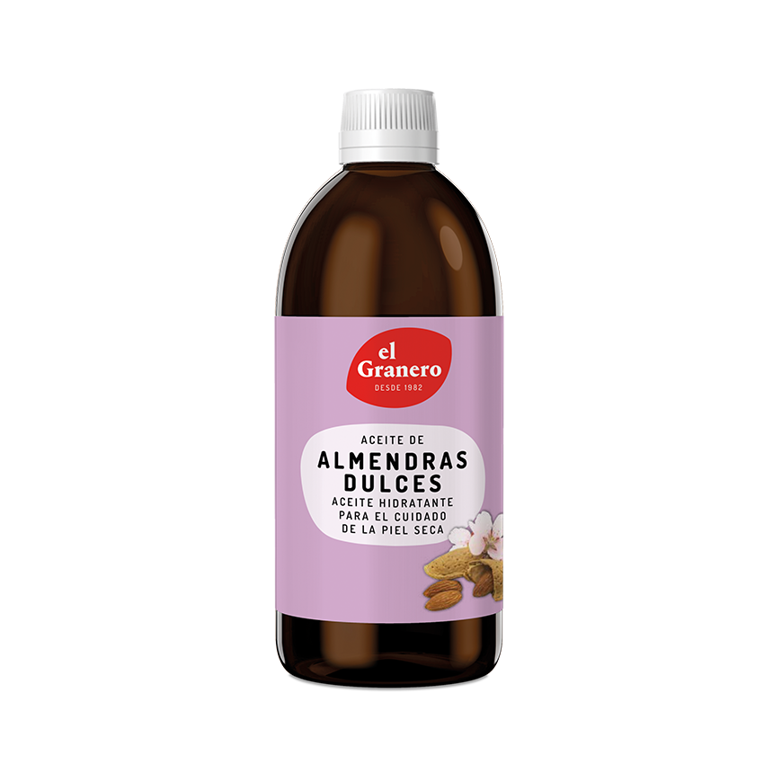 Aceite de almendras dulces El Granero Integral 500ml. 