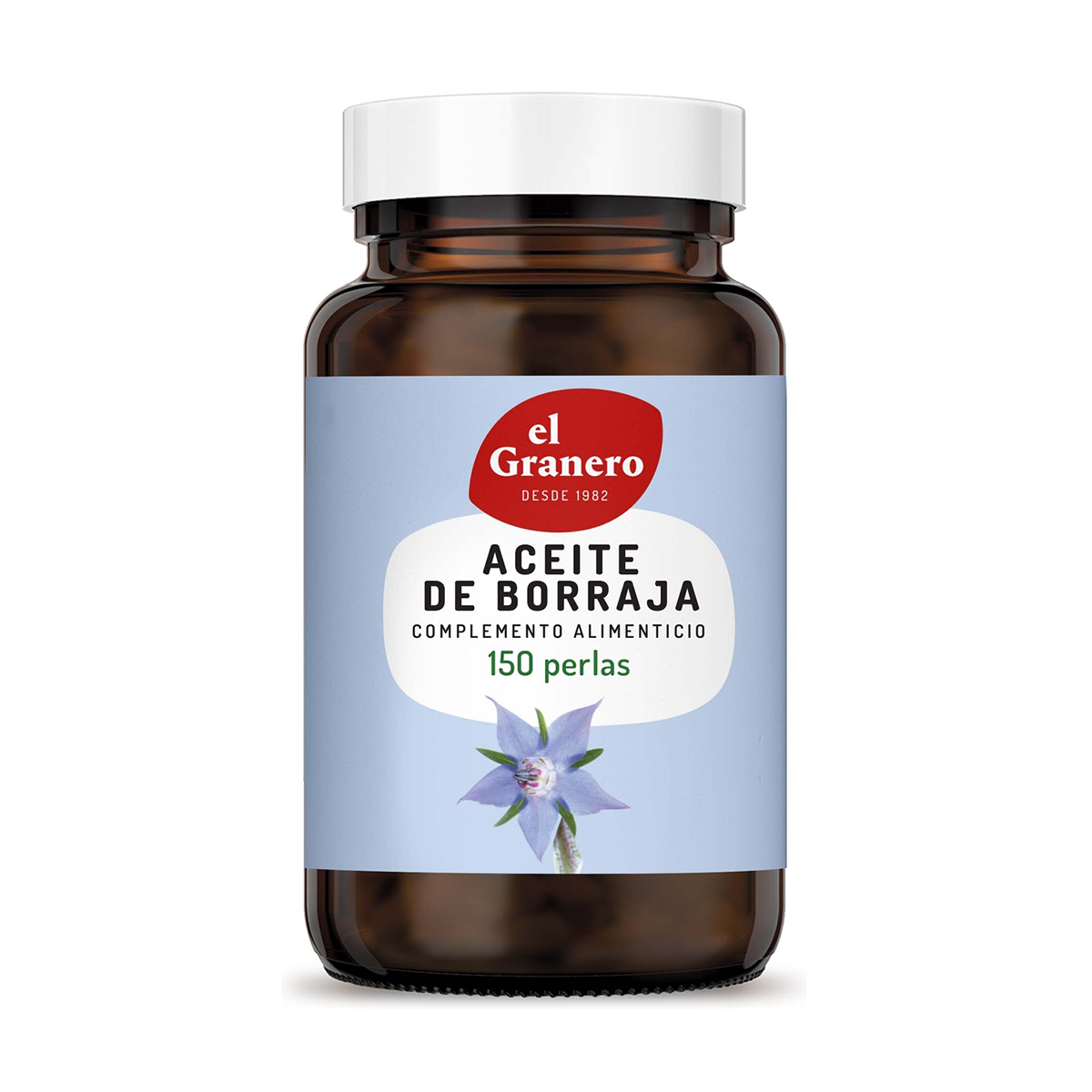 Aceite de borraja 150 perlas 700mg. Granero Integral