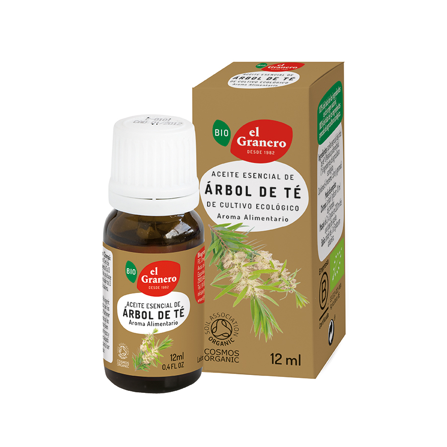 Aceite esencial de árbol de té bio El Granero Integral 12ml.