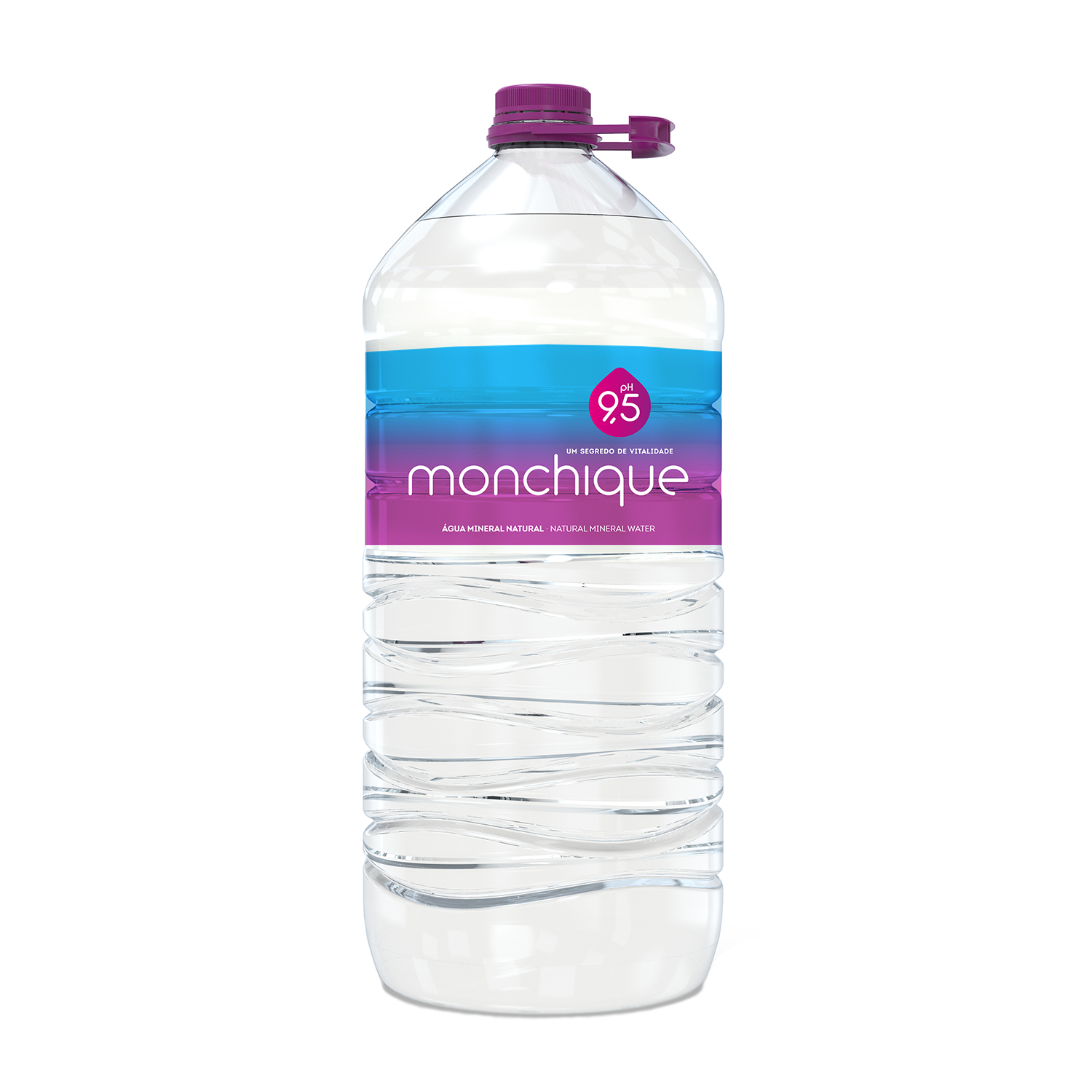 Agua mineral alcalina Monchique 5l. en Biosano