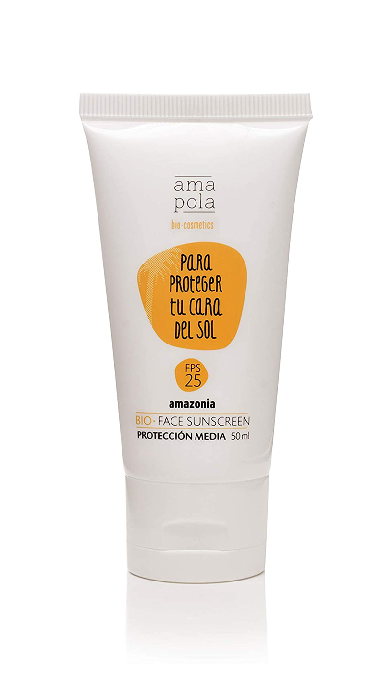 Amapola Protector solar ecológico para la cara FPS 25