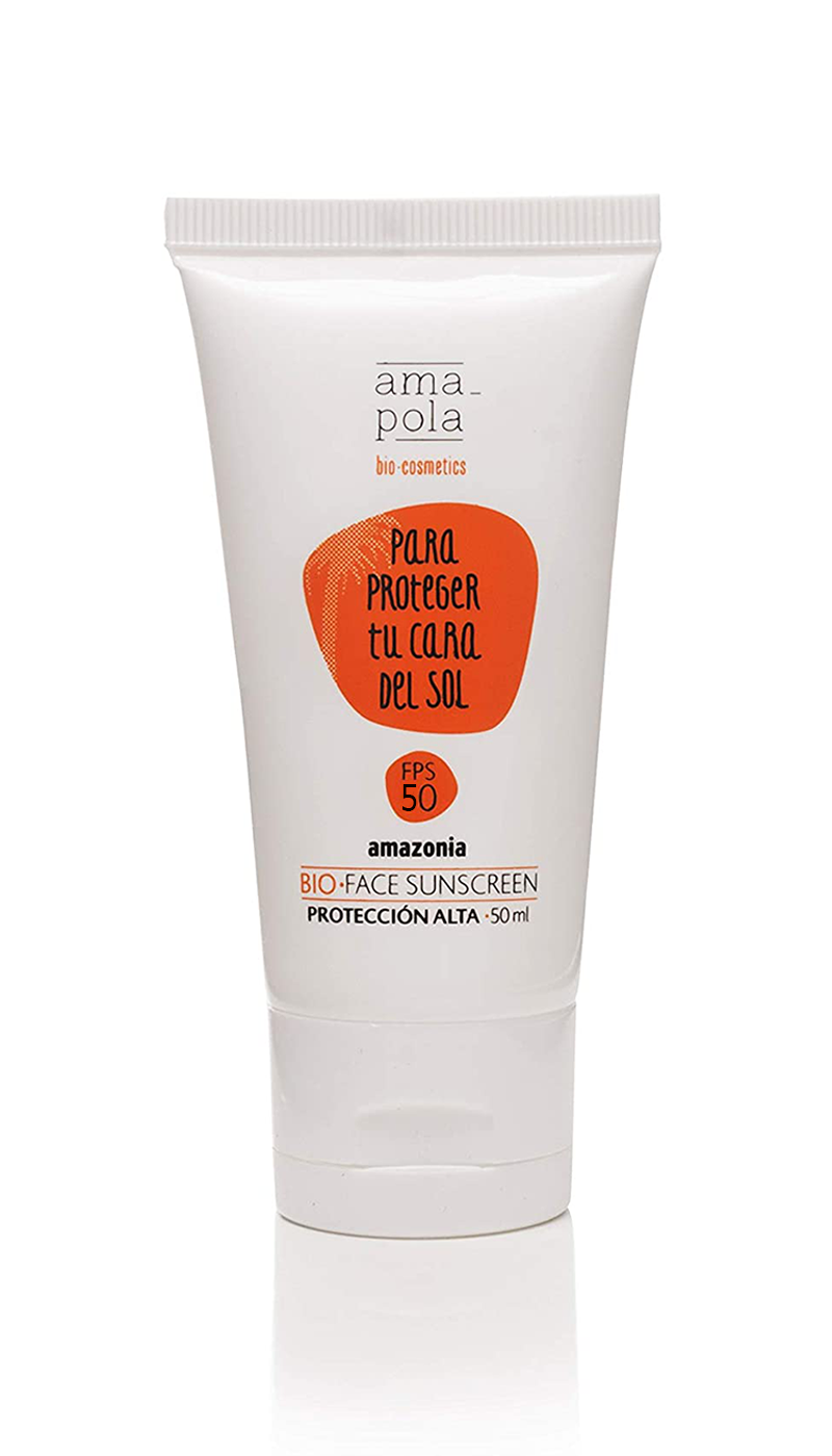 Amapola Protector solar ecológico para la cara FPS 50