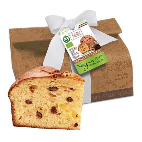 Panettone espelta y chocolate ecológico Alta Pasticceria Italiana 750g.