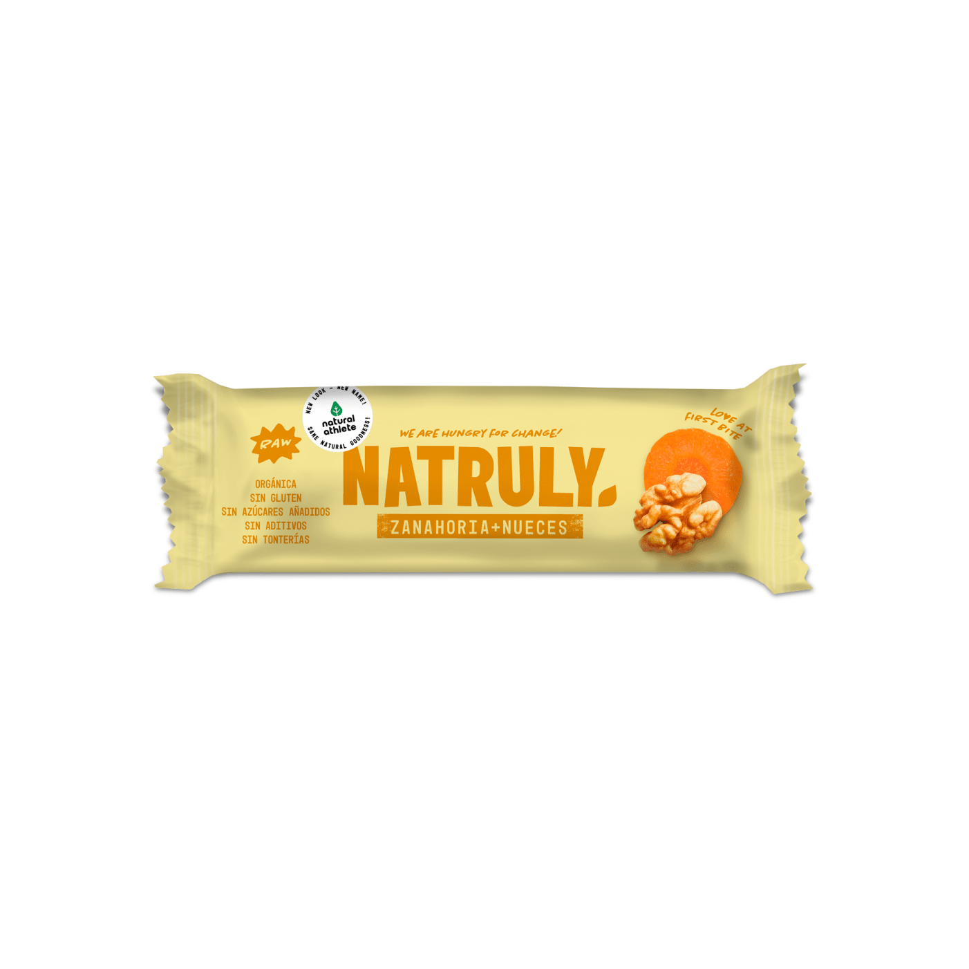 Natruly Barrita ecológica energética de zanahoria y nueces