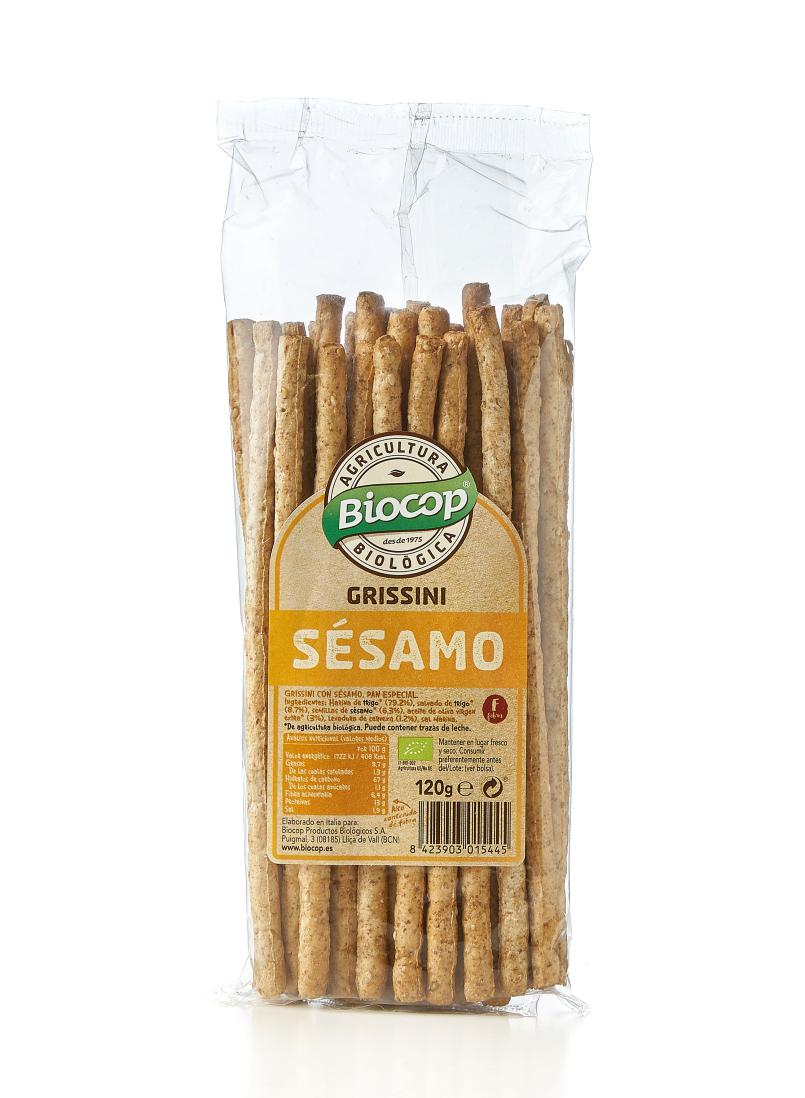 Grissini sésamo Biocop 120g.