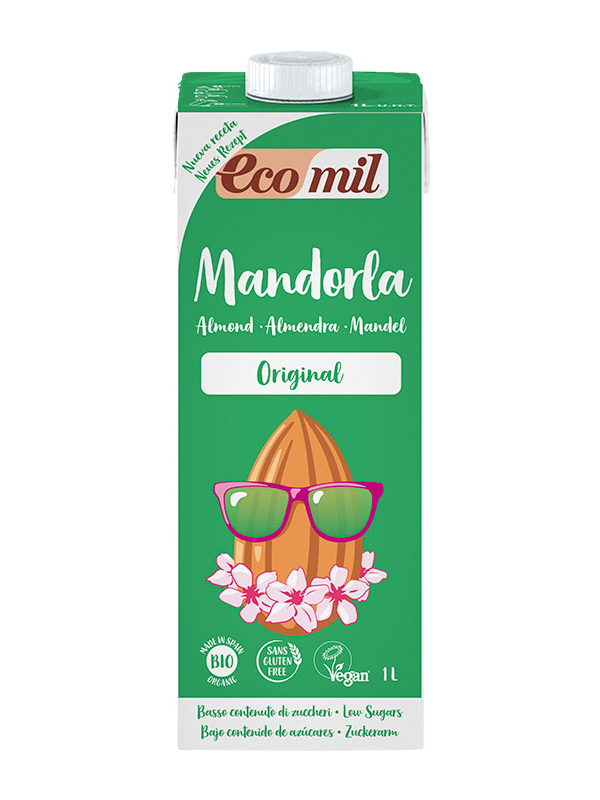 Bebida de almendras original Ecomil 1l.