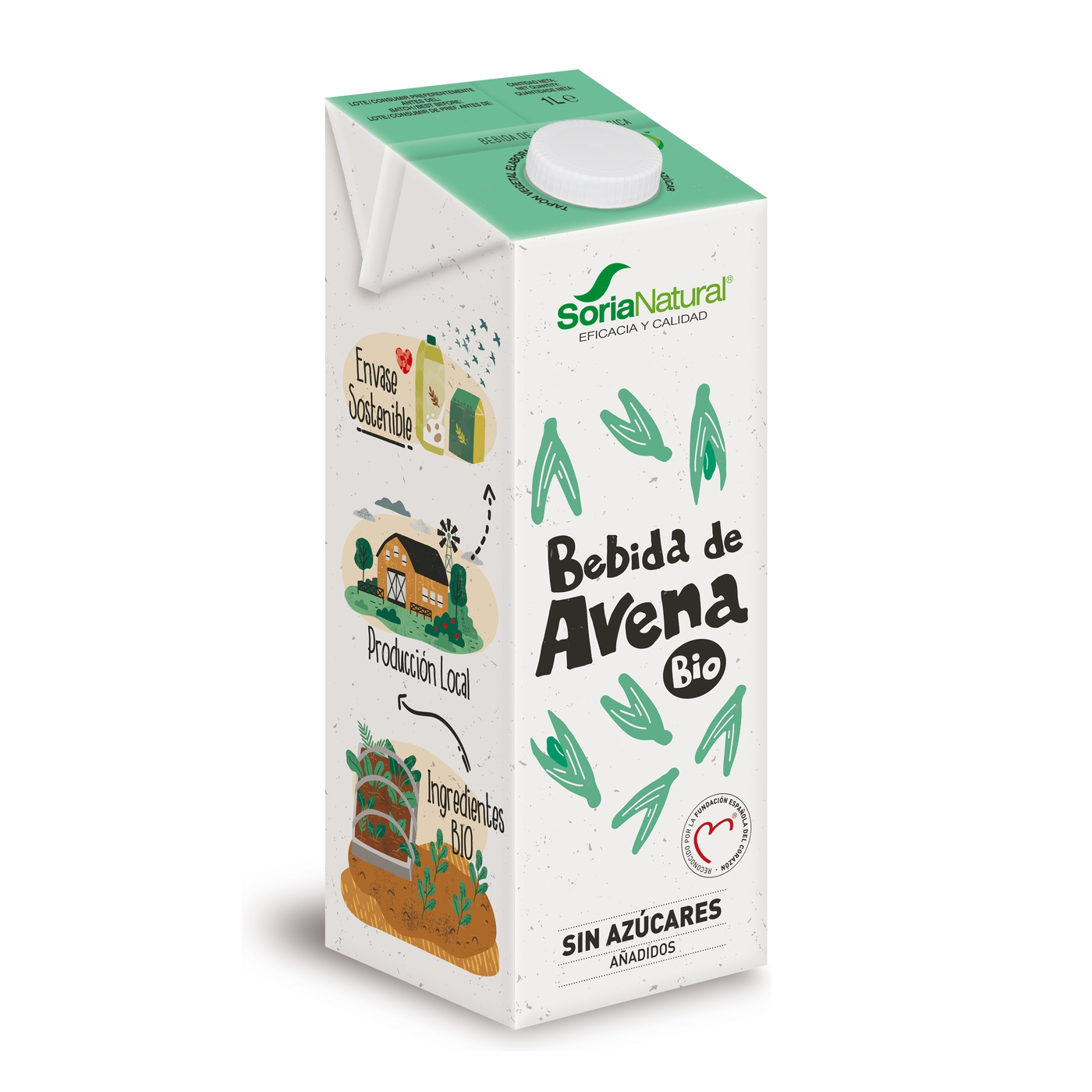 Bebida de avena Soria Natural 1l.