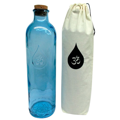 Botella agua cristal color azul 1,5L Vidrio Reciclado : : Hogar y  cocina