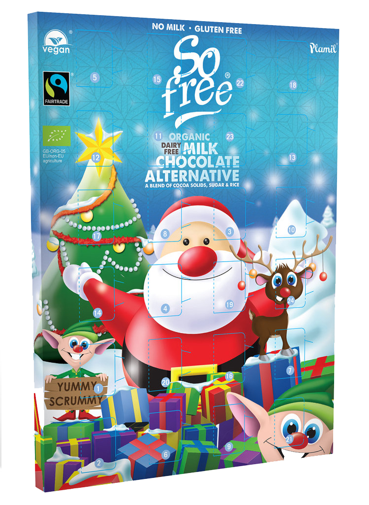 Calendario Adviento Sin Gluten Plamil 110g En Biosano calendario adviento chocolate 2020