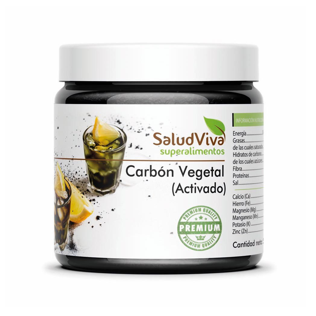 Carbón Vegetal en polvo Salud Viva