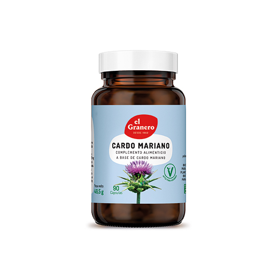 Cardo mariano El Granero Integral 90 cápsulas 550mg. en Biosano