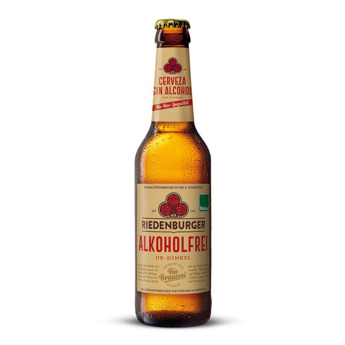 Cerveza espelta sin alcohol Riedenburger 33cl.