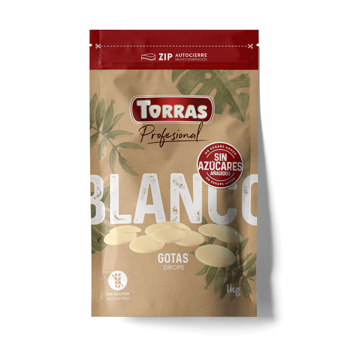 Cobertura de chocolate blanco Torras 1 kilo