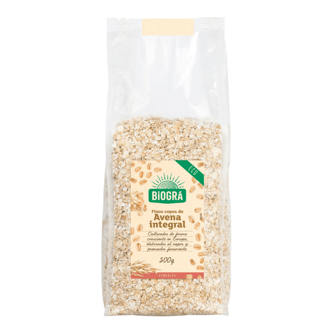 Comprar Copos de Avena Integral Sin Gluten Bio 500 g EcoSana