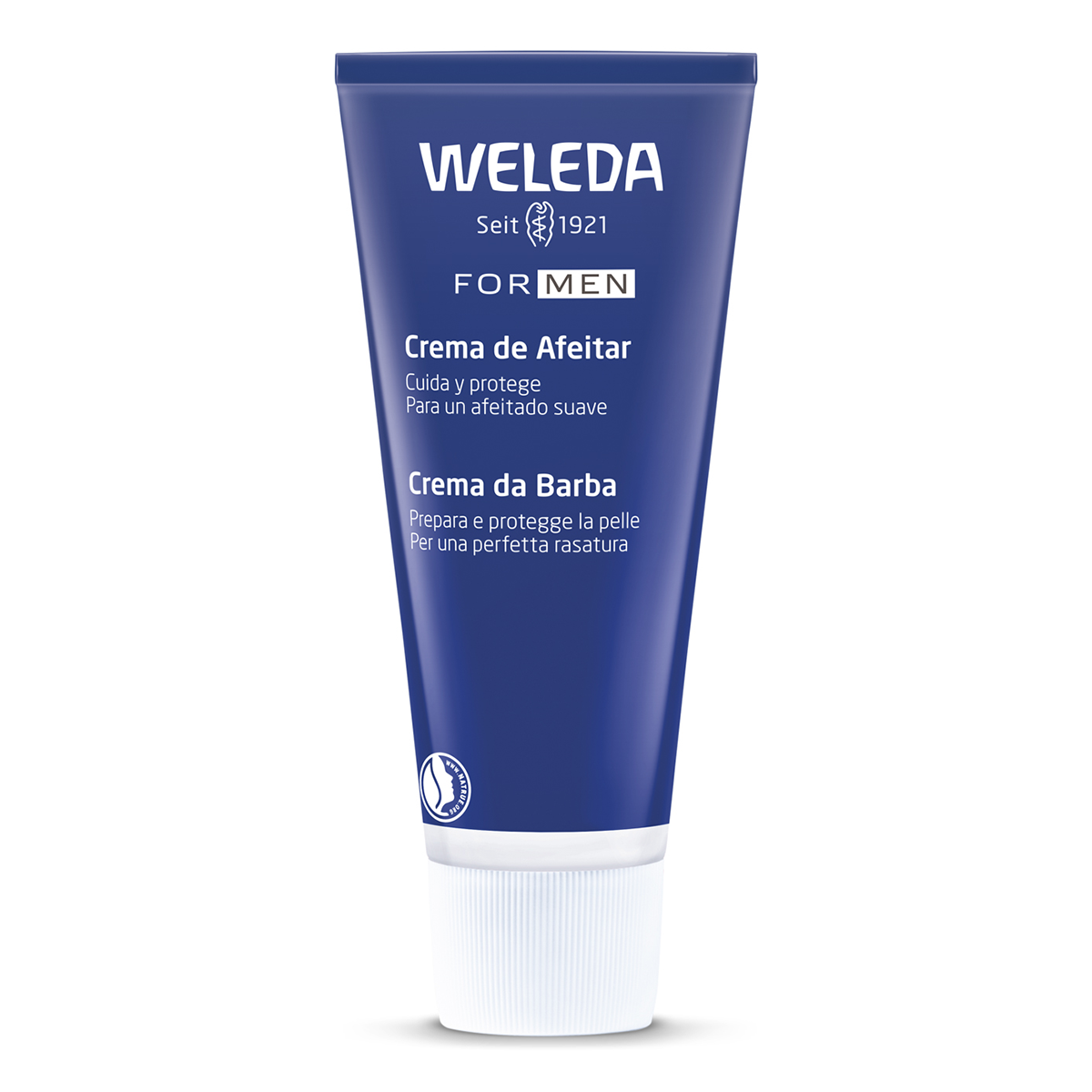 Crema de afeitar suave Weleda 75ml.