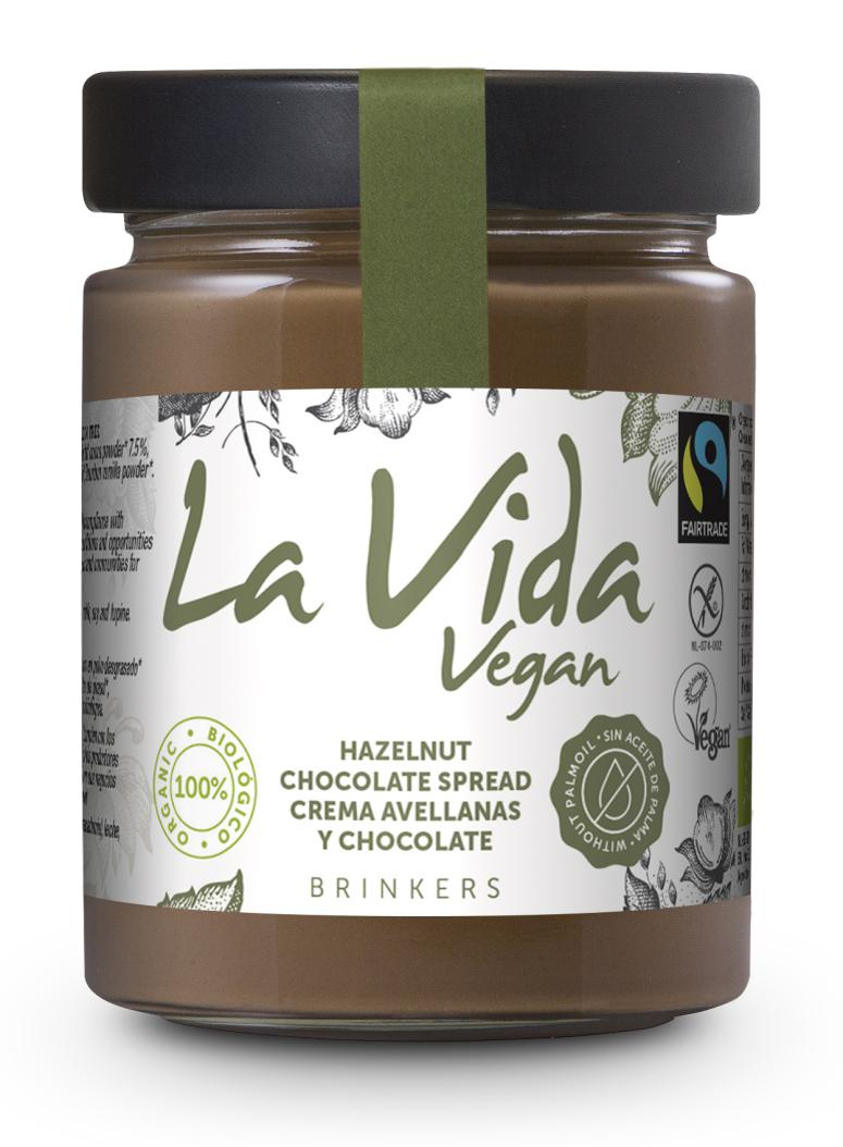 Crema de chocolate y avellanas La Vida Vegan