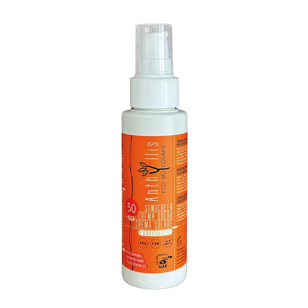 Crema solar fluida ecológica SPF50 Anthyllis