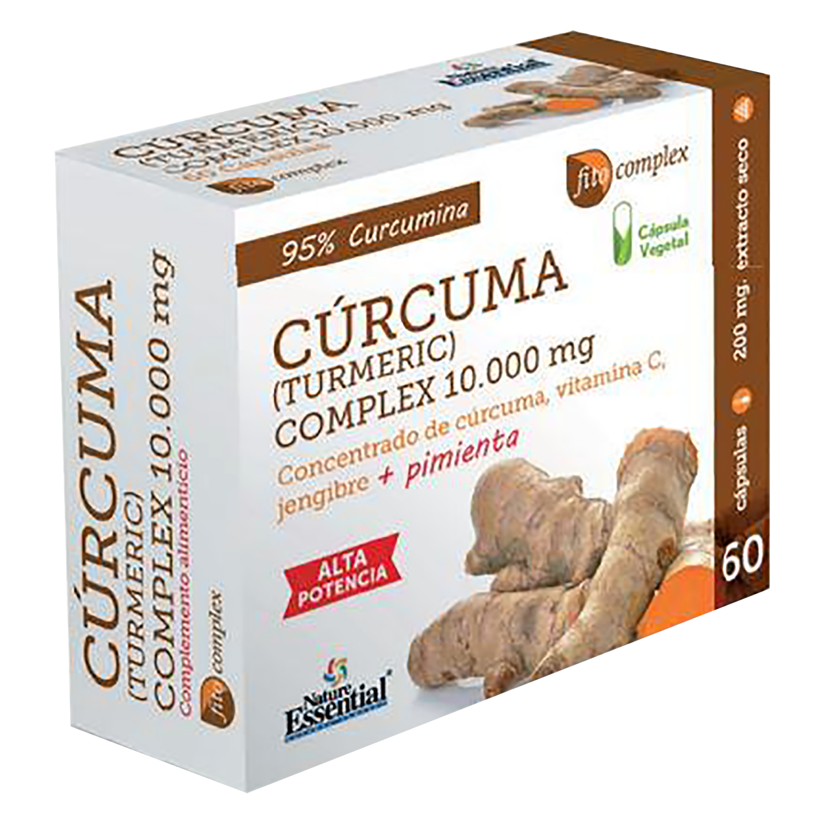 Cápsulas de Cúrcuma, Con Certificado Ecológico