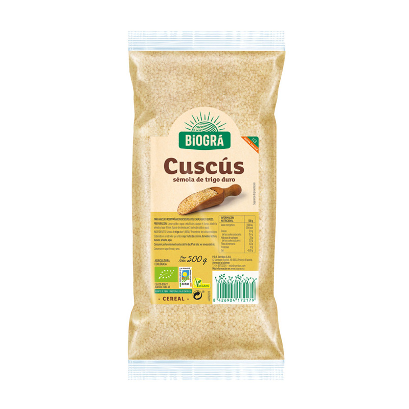Cuscus natural Biográ 500g.