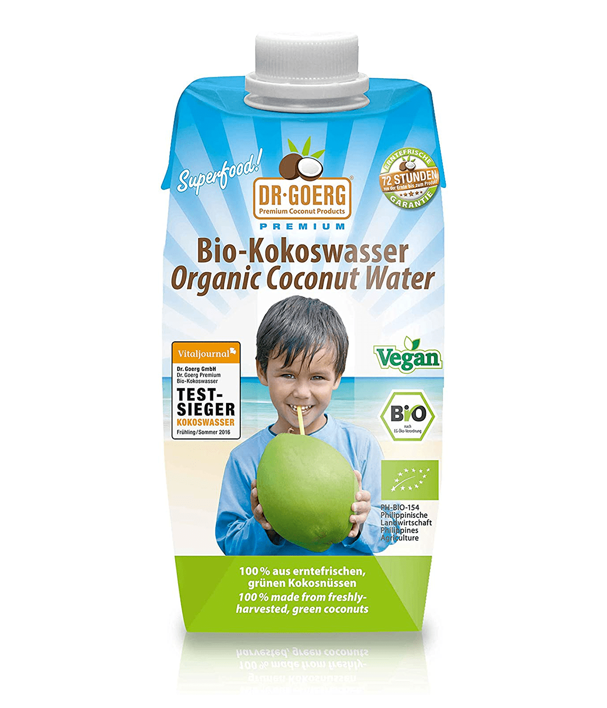 Agua de coco ecológica Dr. Goerg 330 ml