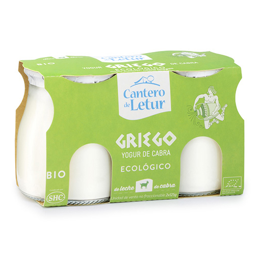 Yogur griego de cabra El Cantero de Letur 2 x 125g.