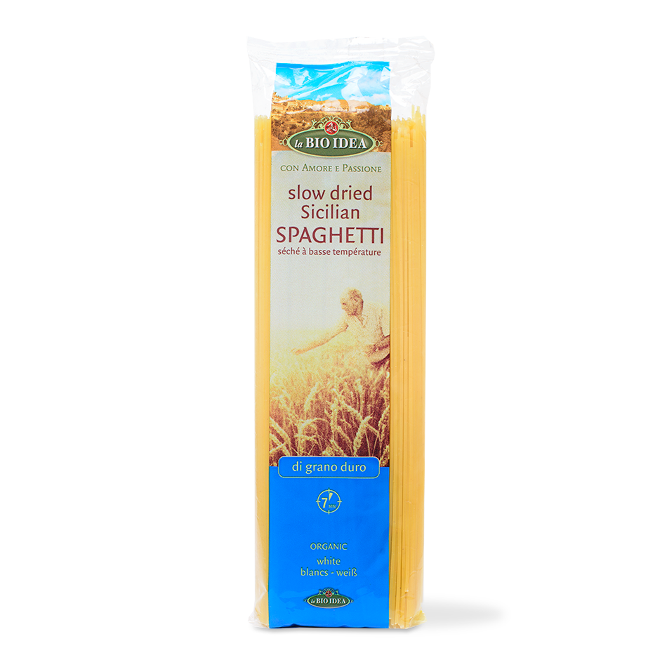 Espaguetis blancosLa bio idea 500g.