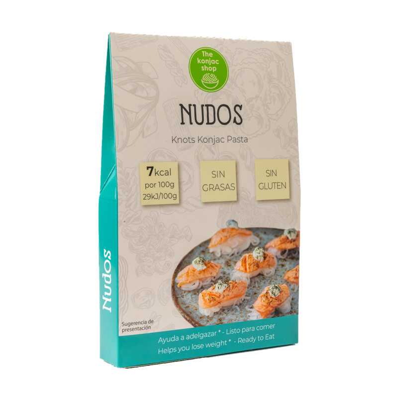 Fideos en nudos de konjac The konjac shop 200g.