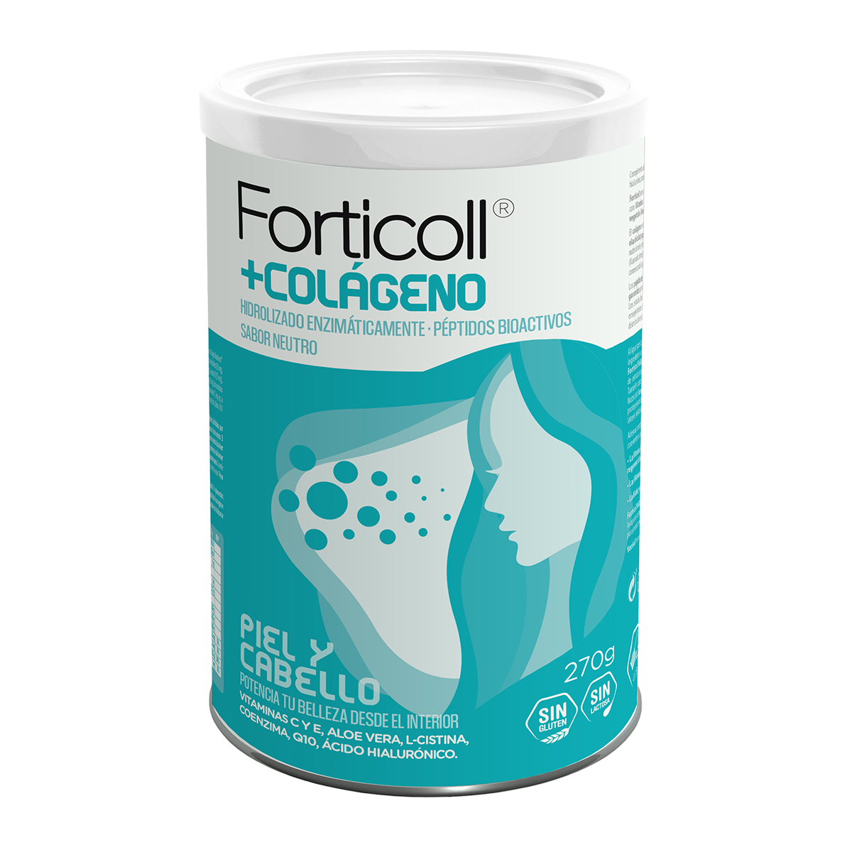Colágeno bioactivo piel y cabello Forticoll 270g.