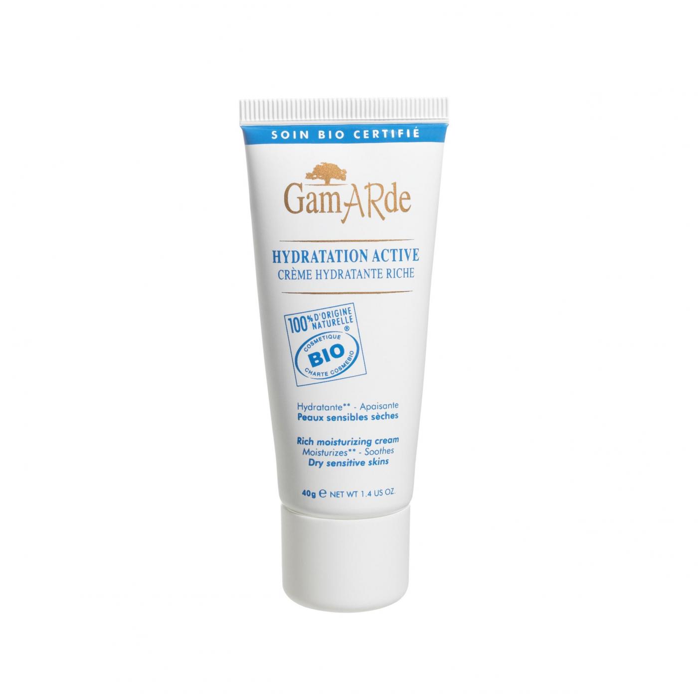 Crema hidratante rica Gamarde 40g.