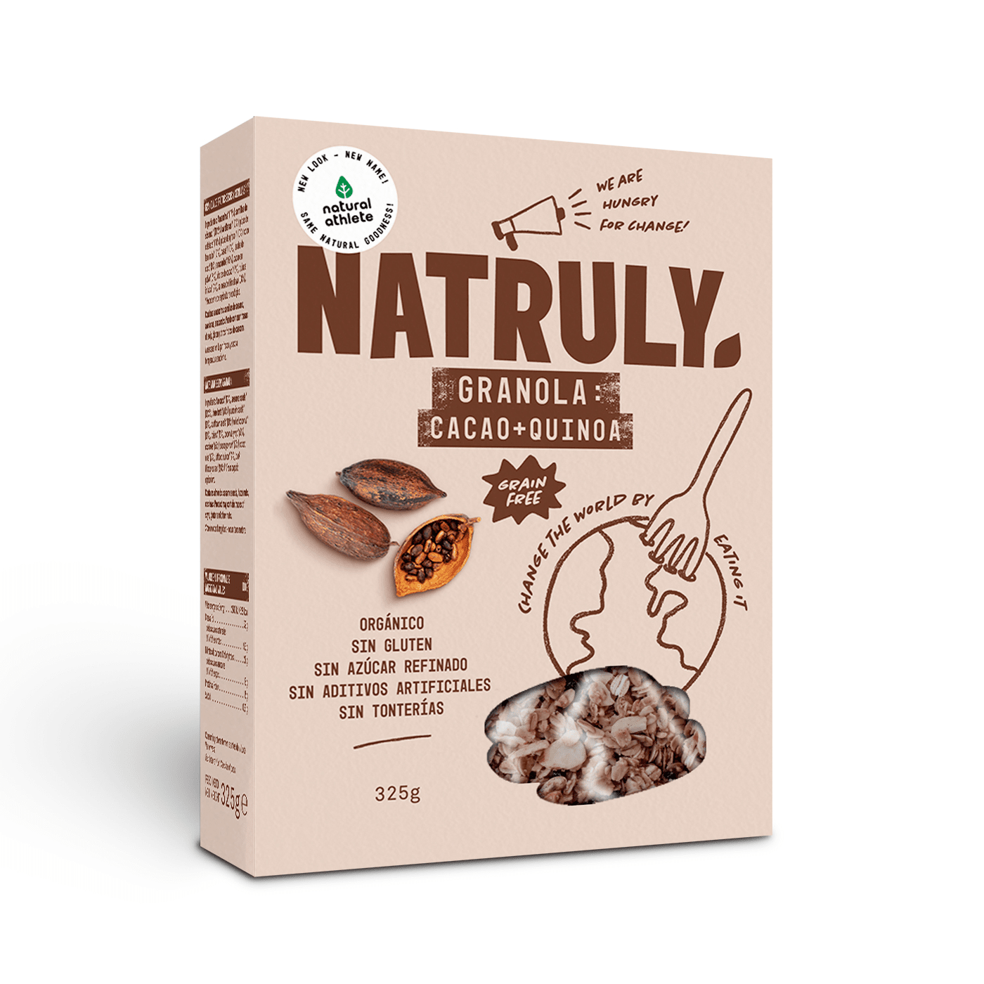 Granola ecológica Natruly de chocolate y coco 