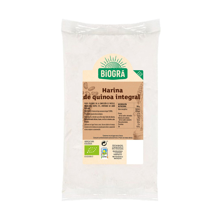 Harina de quinoa integral Biográ 500g.