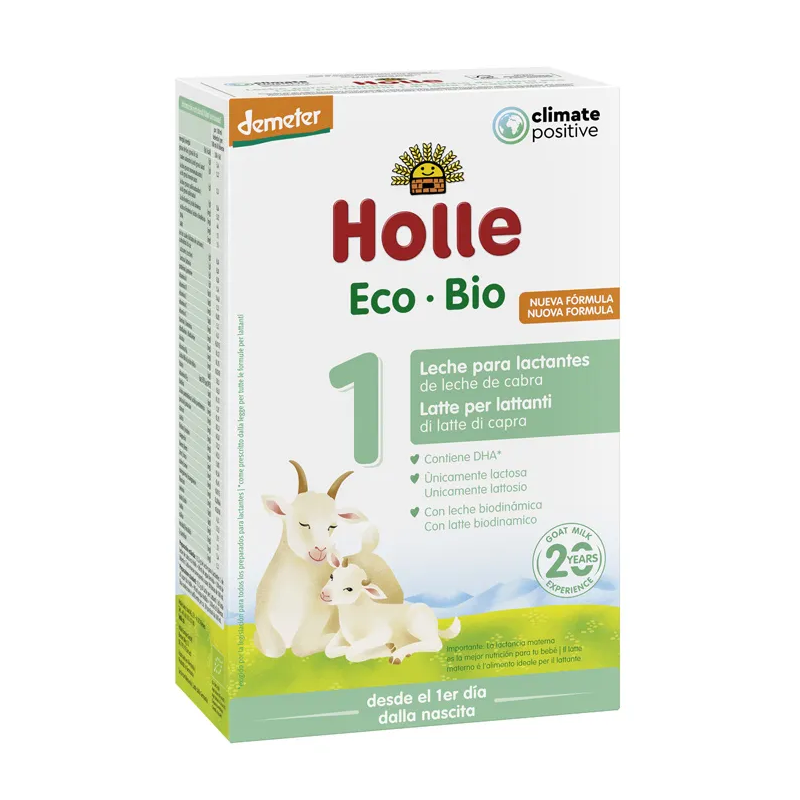 Leche infantil continuación Cabra 1 Holle 400g. en Biosano