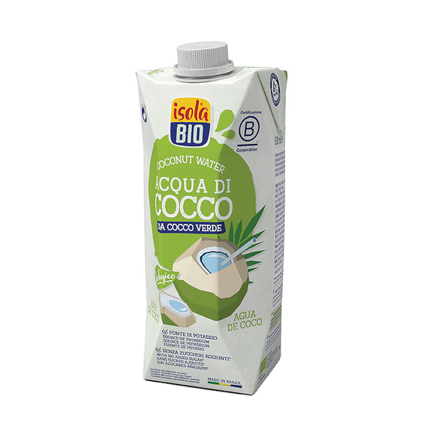 Agua de coco bio Isola 500ml.