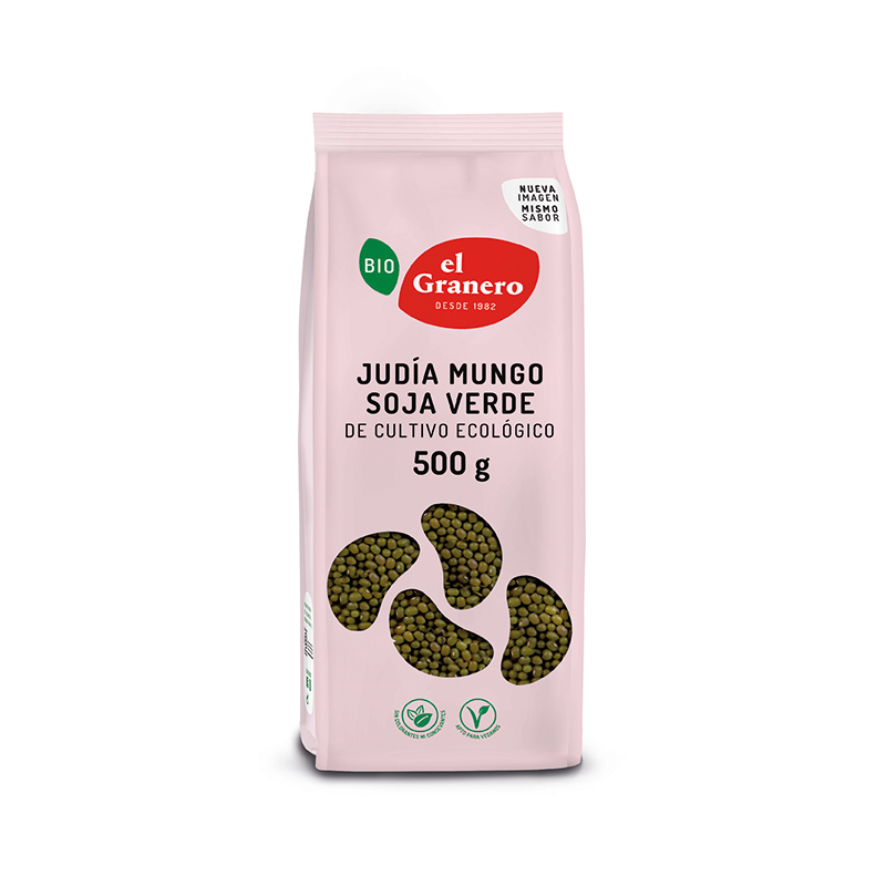 Soja verde bio El Granero Integral 500g.