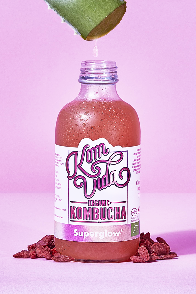 Komvida Kombucha Bio Superglow Botella 250 ml - Ítem3