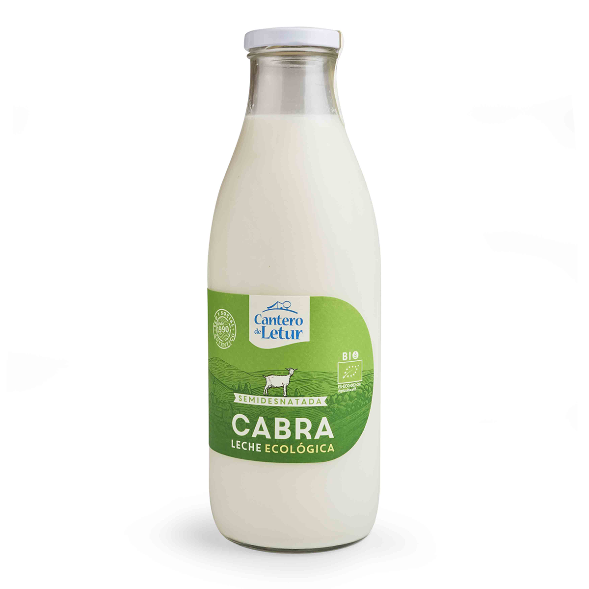 Leche cabra semidesnatada El Cantero de Letur 1l.