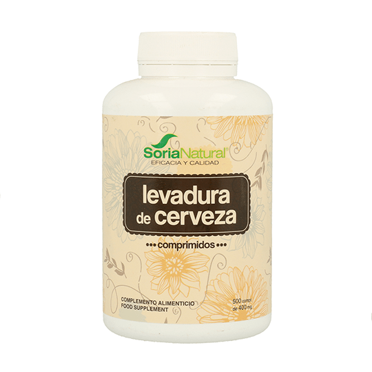 Levadura de cerveza Soria Natural 500 comprimidos 400mg.