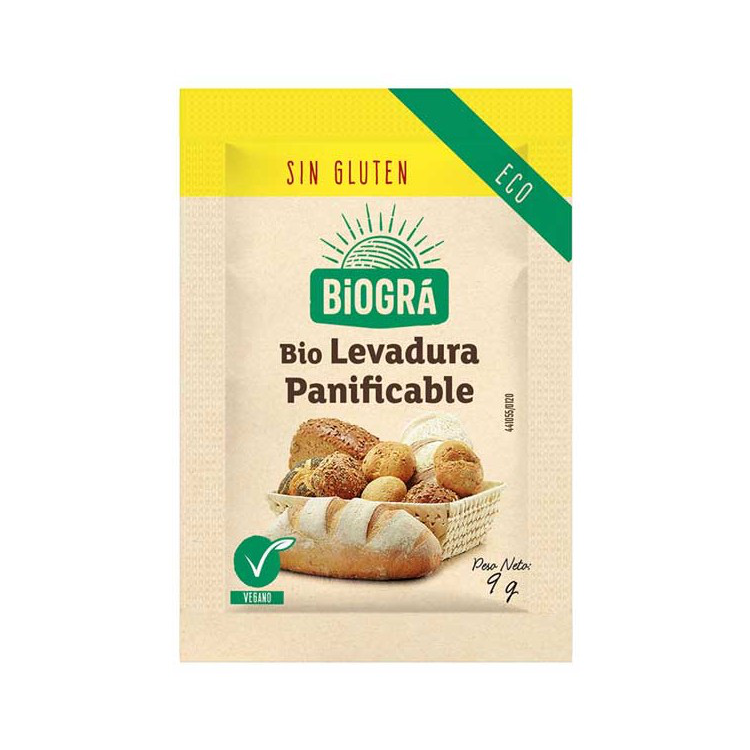 Levadura panificable Biográ 9g.