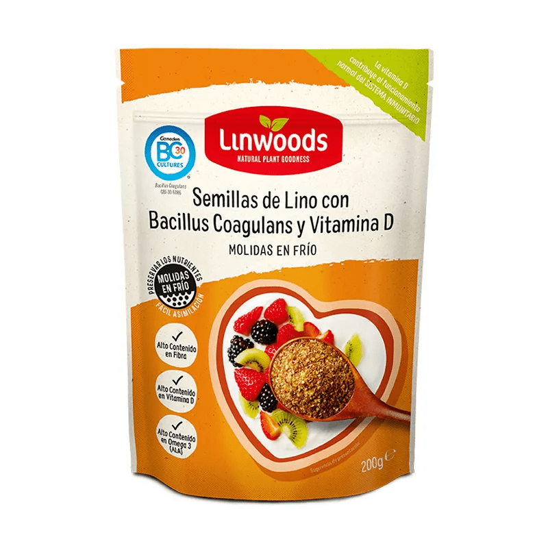 Semillas de Lino con probióticos y vitamina D Linwoods