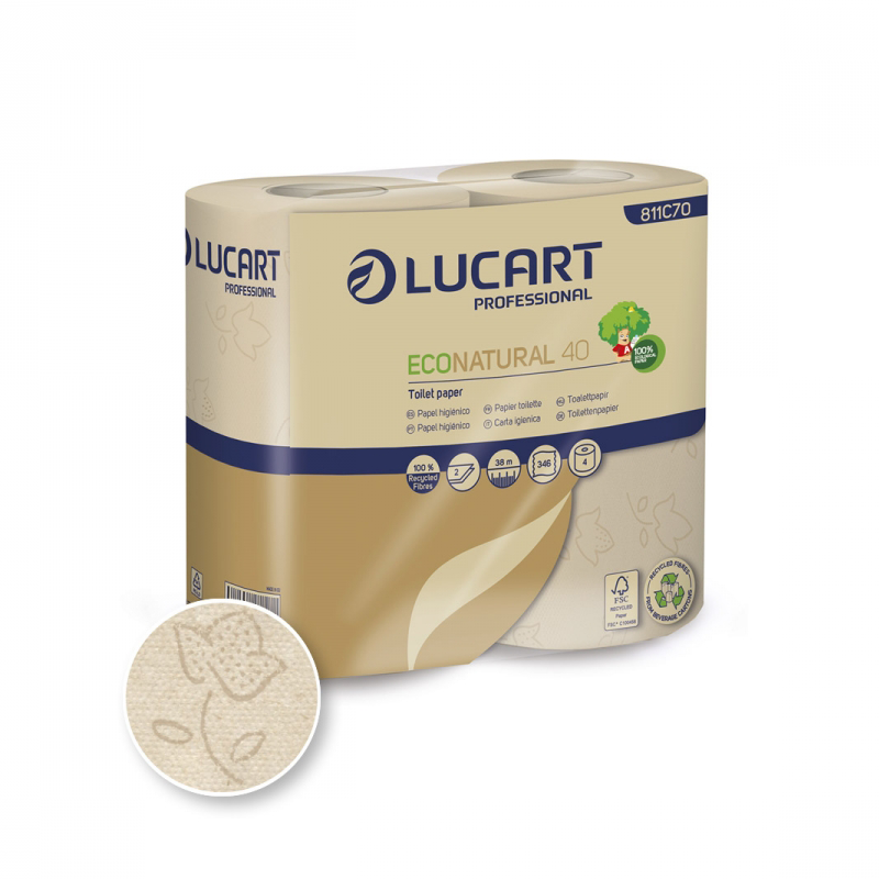 Papel higiénico Lucart Eco Natural