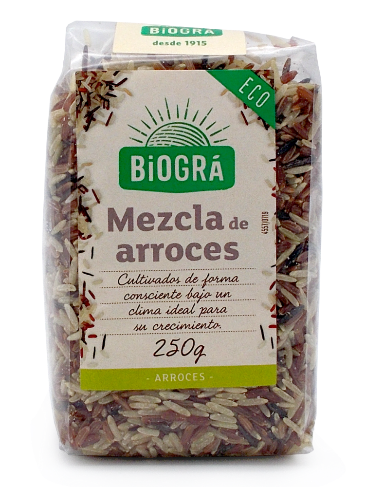 Mezcla de arroces salvajes Biográ 250g.