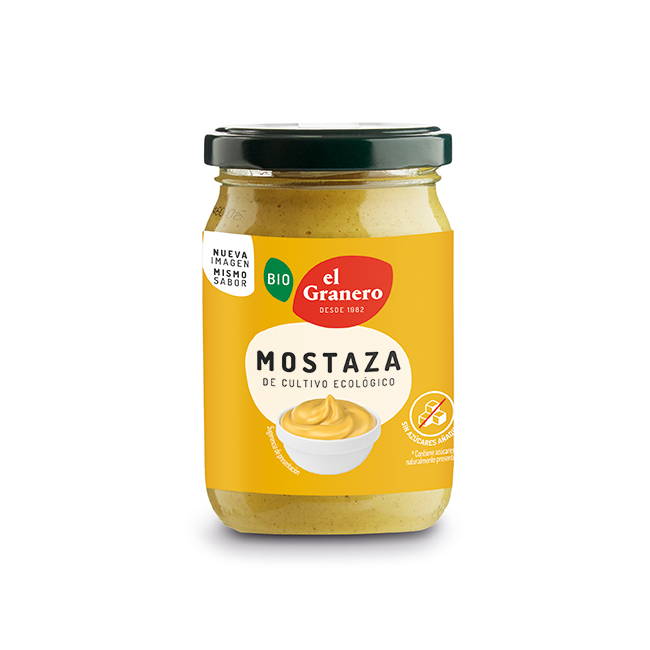 Mostaza bio El Granero Integral 200g.