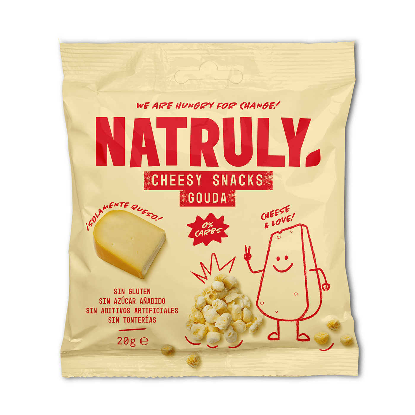 Snack Chessy 100% Queso Gouda de Natruly