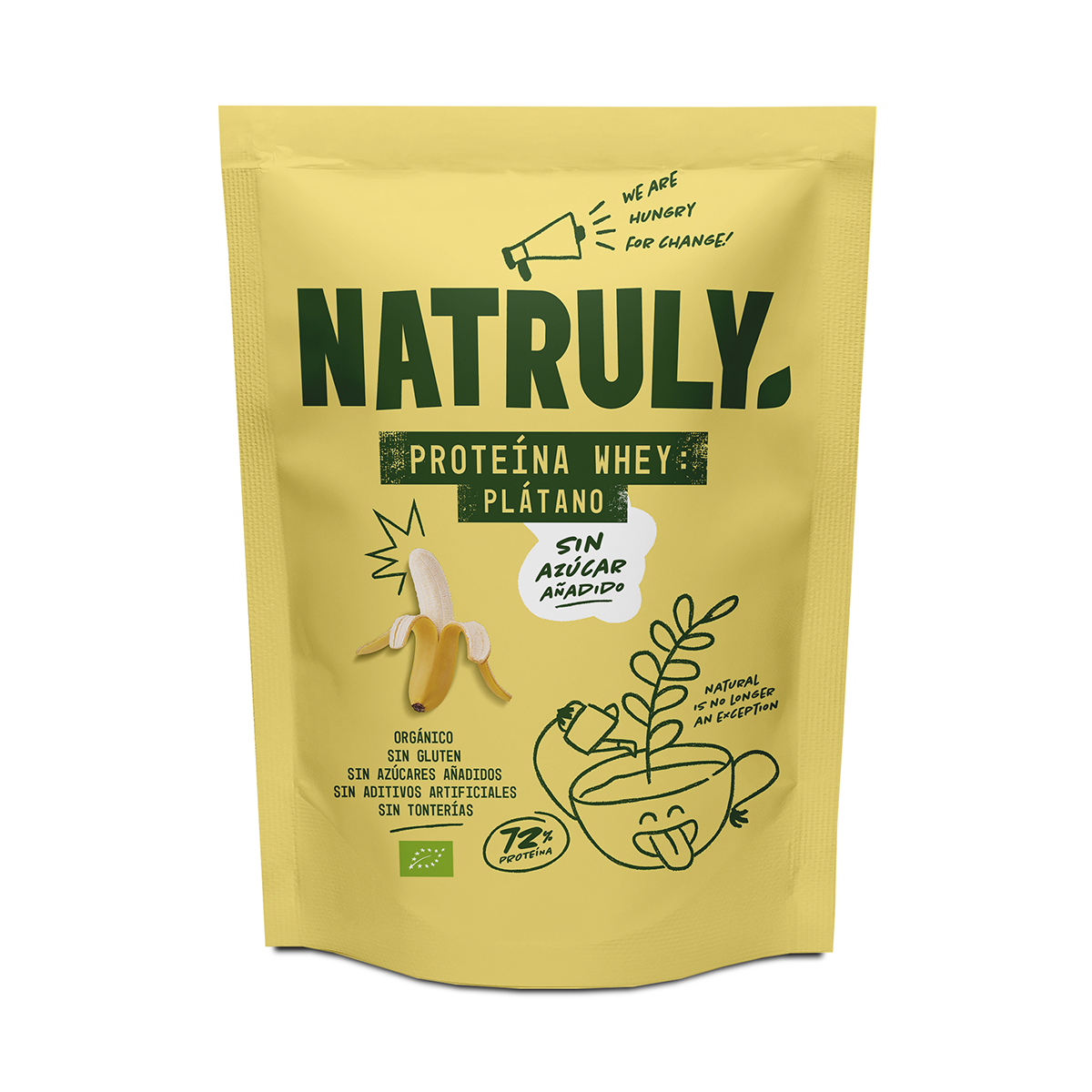 Proteína Whey ecológica de plátano Natruly