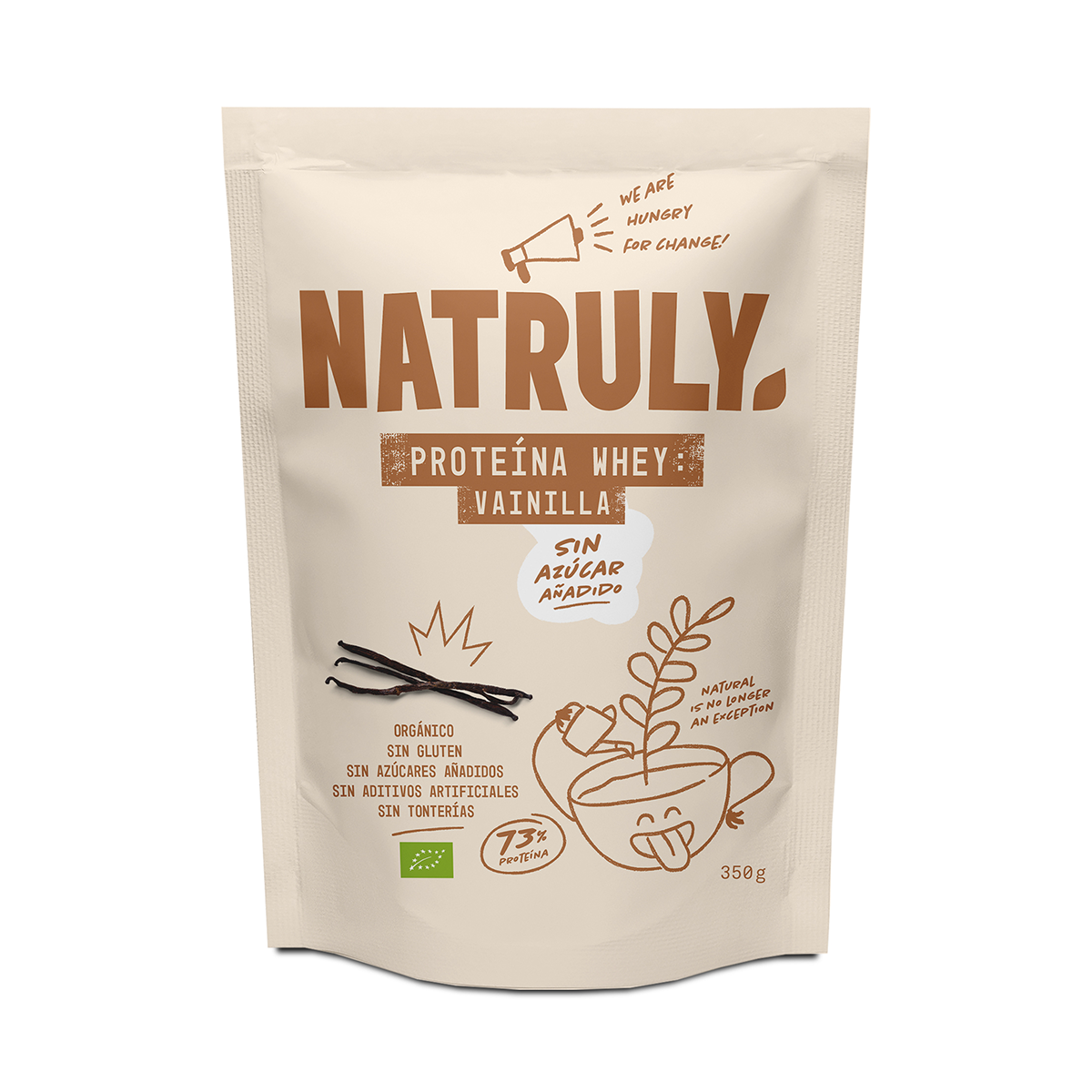 Proteína Whey ecológica de vainilla Natruly