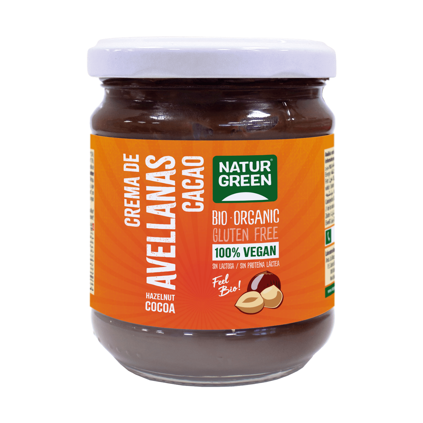 Comprar Crema Avellanas Con Cacao NaturGreen 200 gr - Vegaffinity