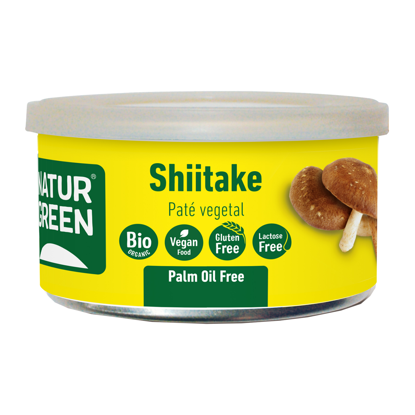 Paté vegetal Shiitake Bio Naturgreen 125g.