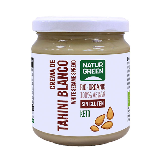 Tahín blanco bio de sésamo Naturgreen 300g.